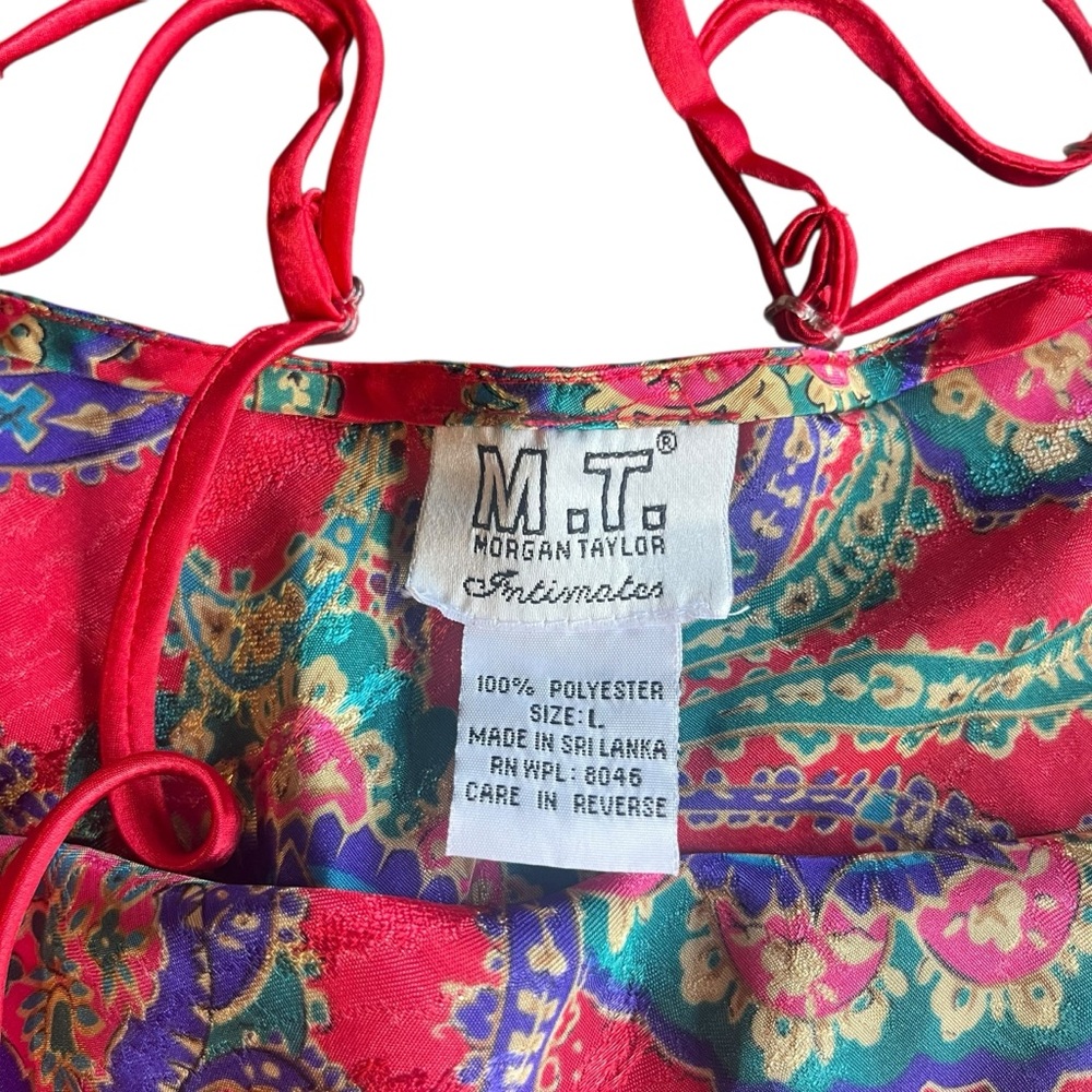 Vintage 90s Morgan Taylor Intimates and Sleepwear floral print nightgown size L - Picture 5 of 10